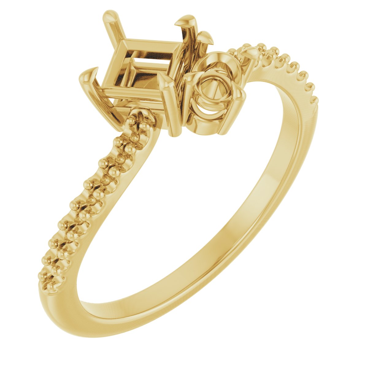 Two-Stone Bypass Engagement Ring
