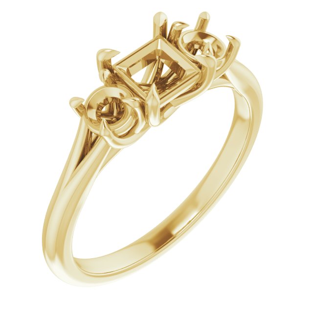 Three-Stone Engagement Ring