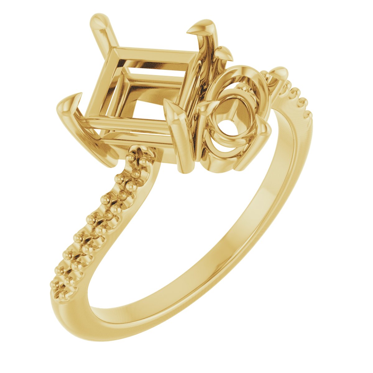 Two-Stone Bypass Engagement Ring