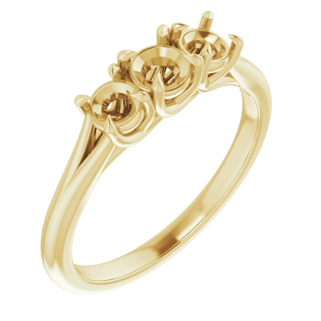 Three-Stone Engagement Ring