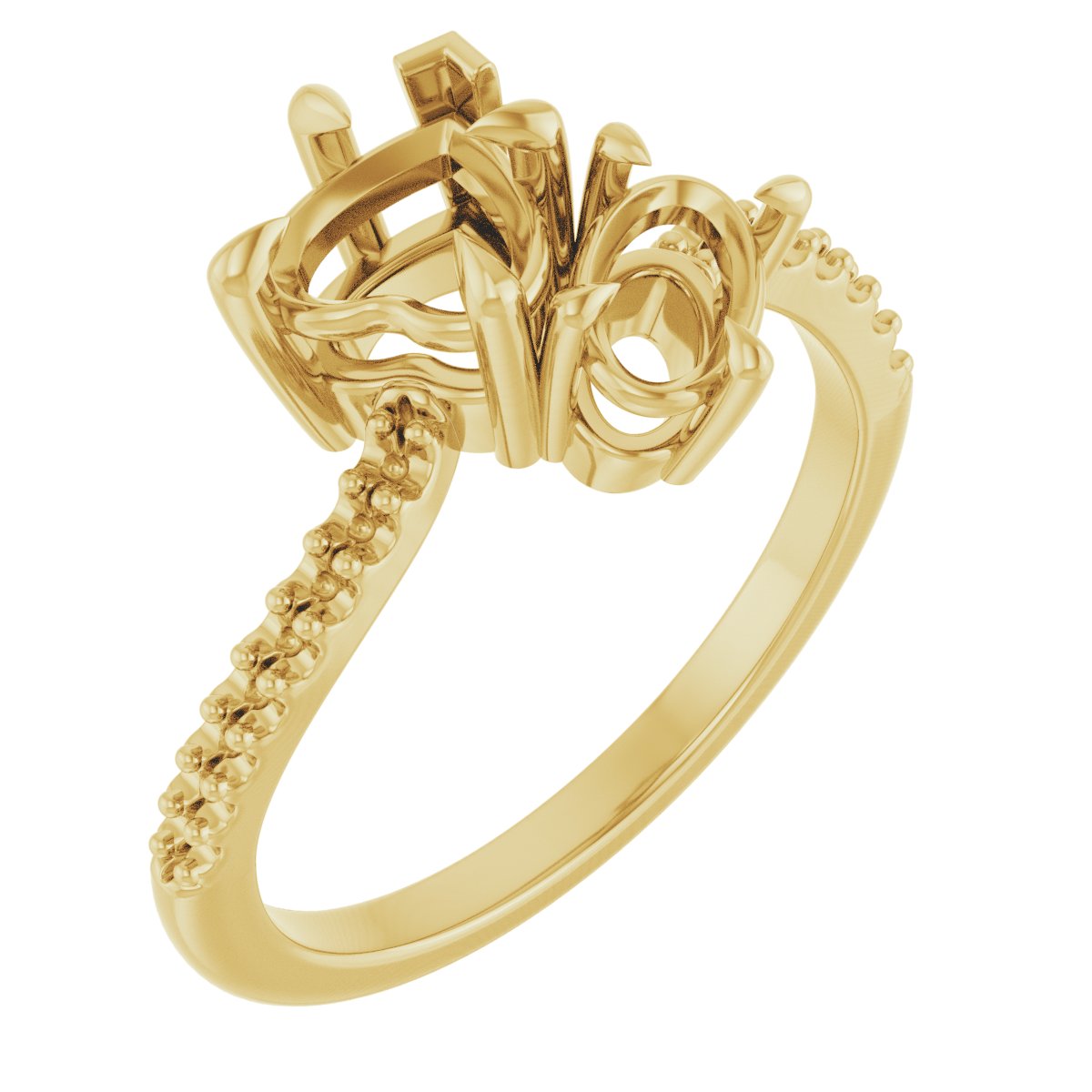 Two-Stone Bypass Engagement Ring