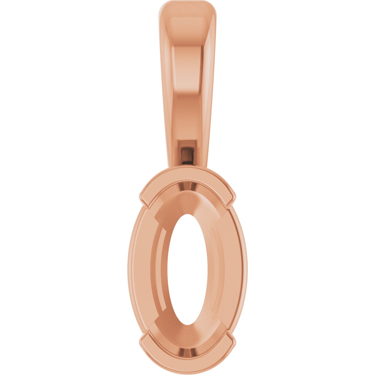 Half-Bezel Solitaire Pendant