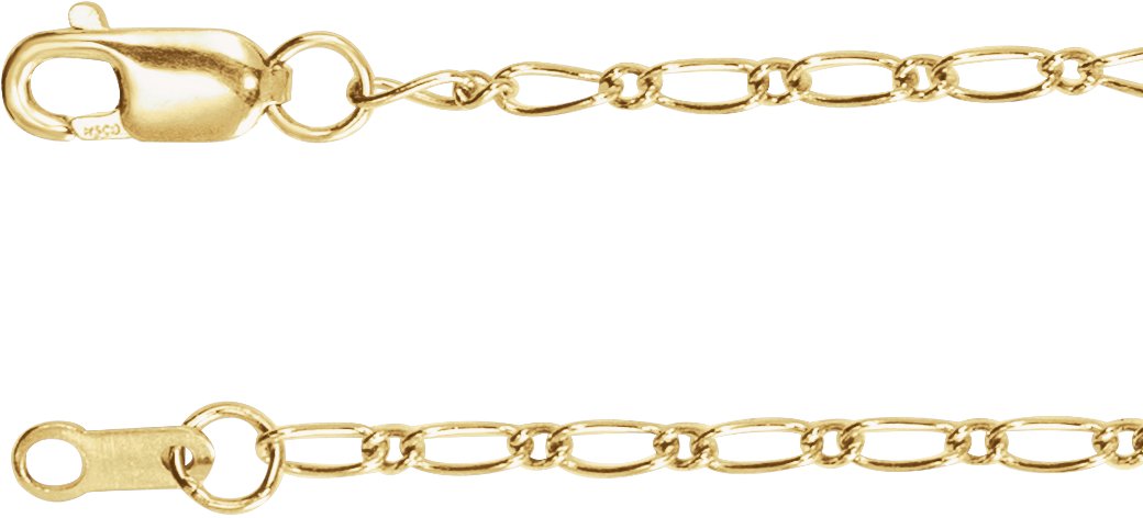 1.5 mm Figaro Chain
