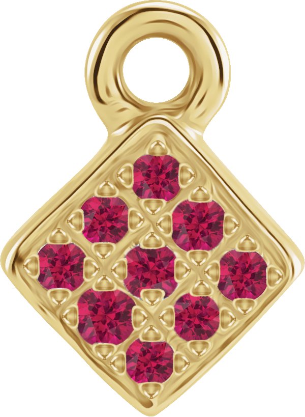 Petite Pavé® Cluster Dangle