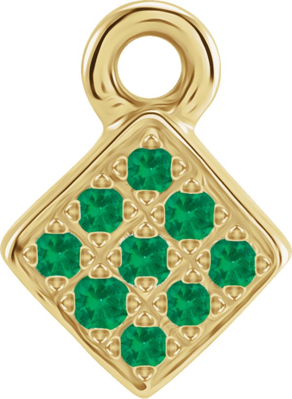 Petite Pavé® Cluster Dangle