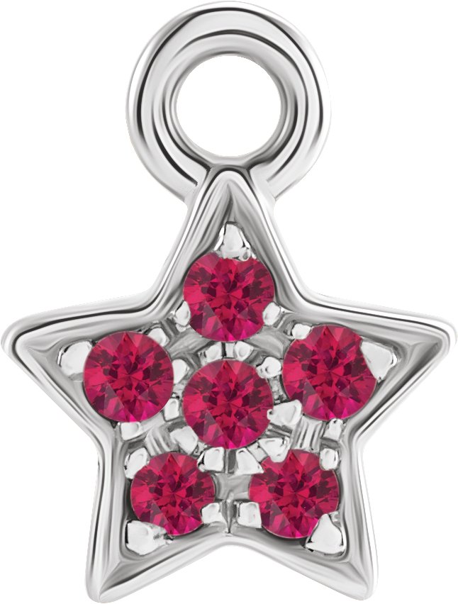 Petite Pavé® Star Dangle
