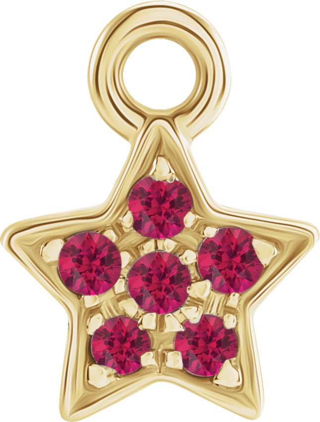 Petite Pavé® Star Dangle