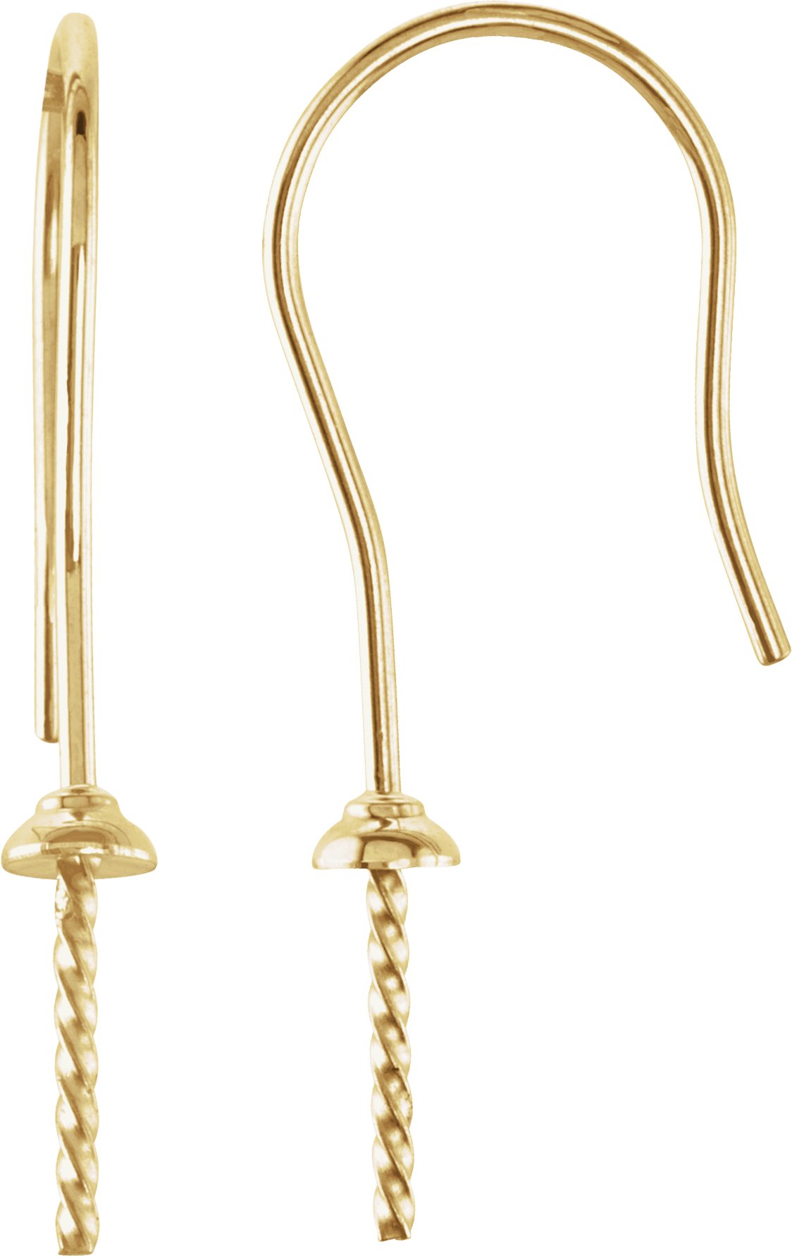 French Wire Pearl Earrings