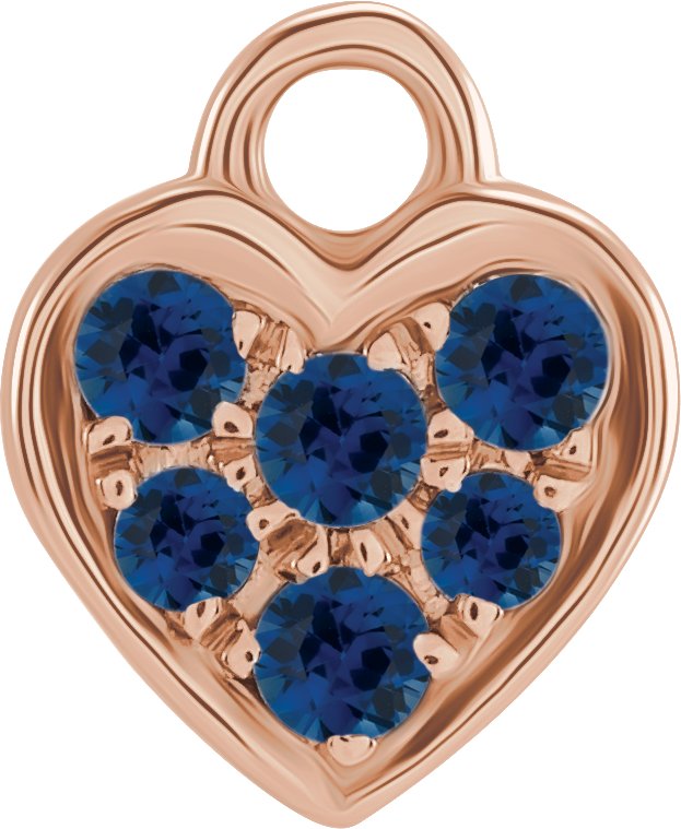 Petite Pavé® Heart Dangle