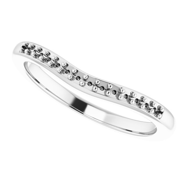 Band Mounting for 7x3.5 mm Marquise Ring view 5