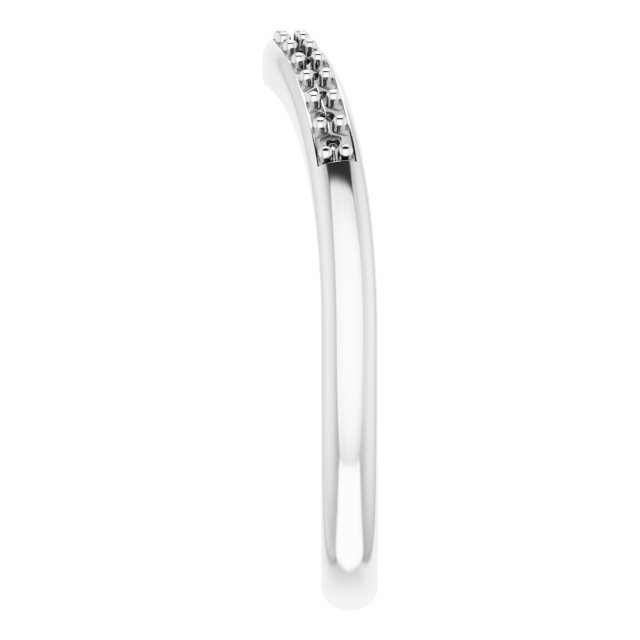 Band Mounting for 7x3.5 mm Marquise Ring view 4