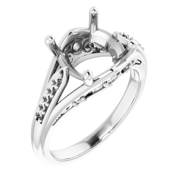 Accented Engagement Ring