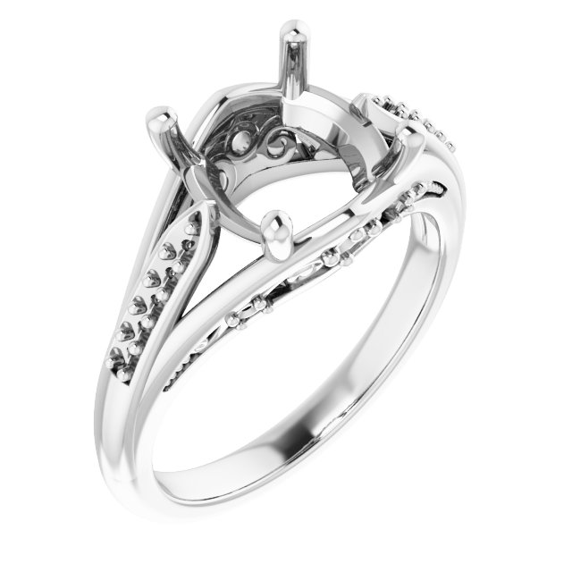 Accented Engagement Ring