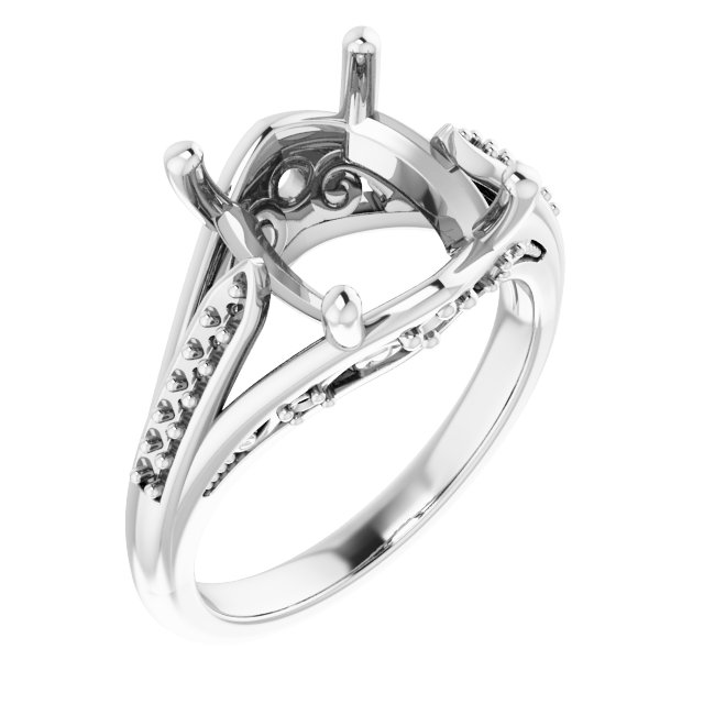Accented Engagement Ring