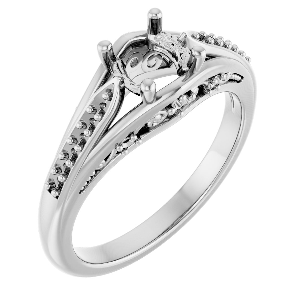 Accented Engagement Ring