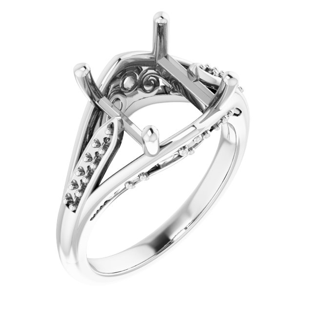 Accented Engagement Ring