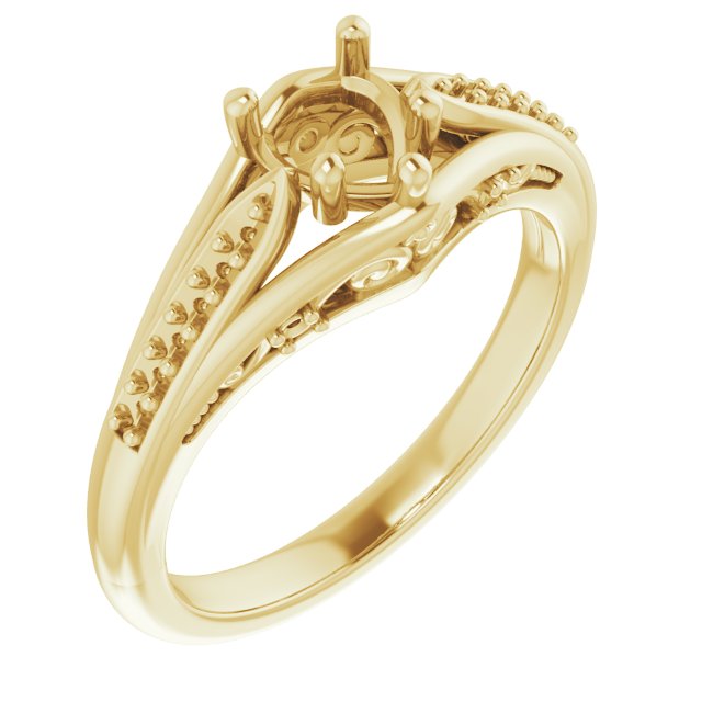 Accented Engagement Ring