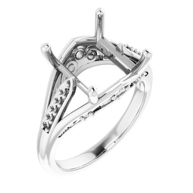 Accented Engagement Ring