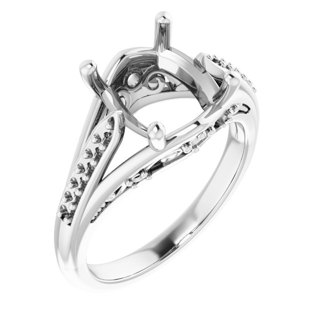 Accented Engagement Ring