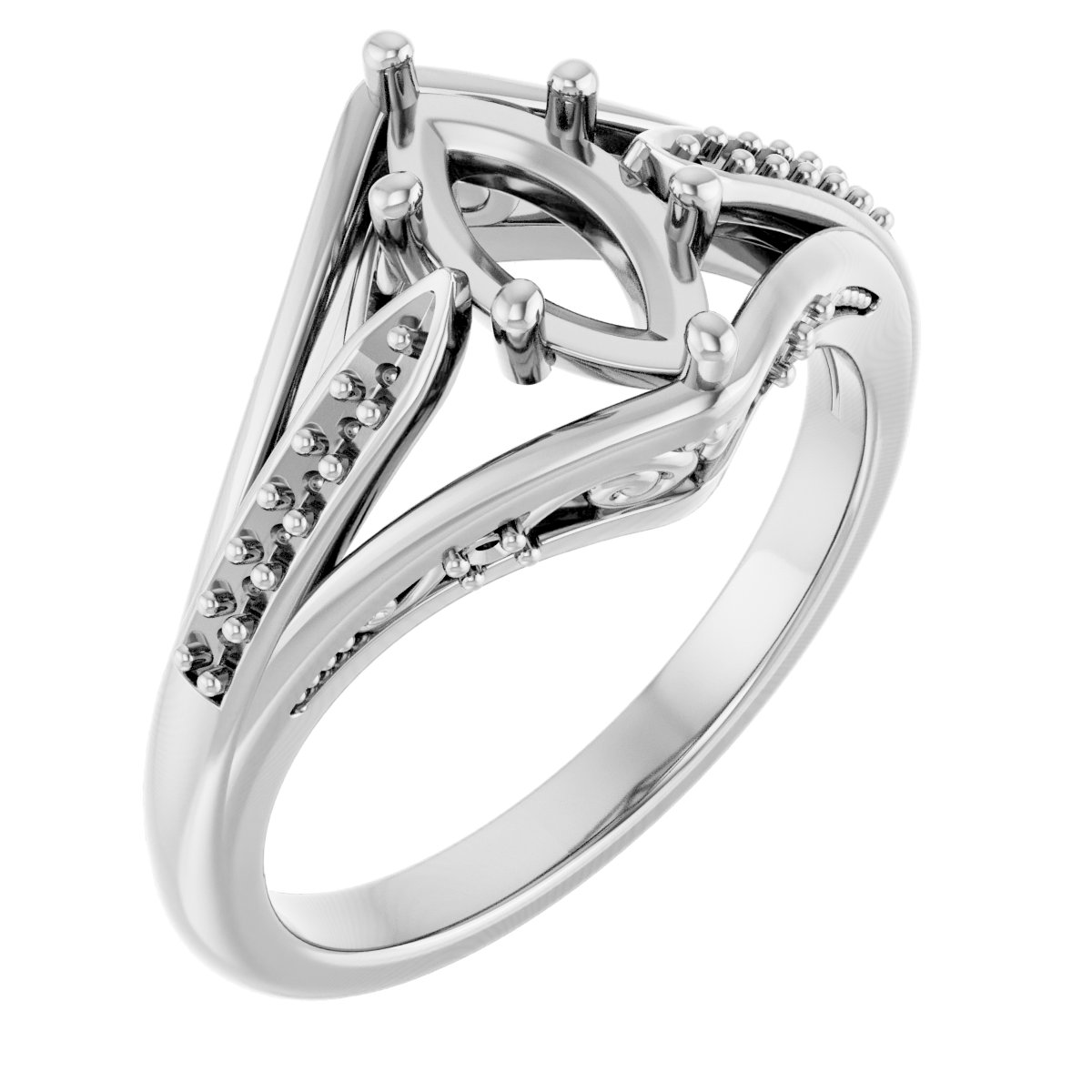 Accented Engagement Ring