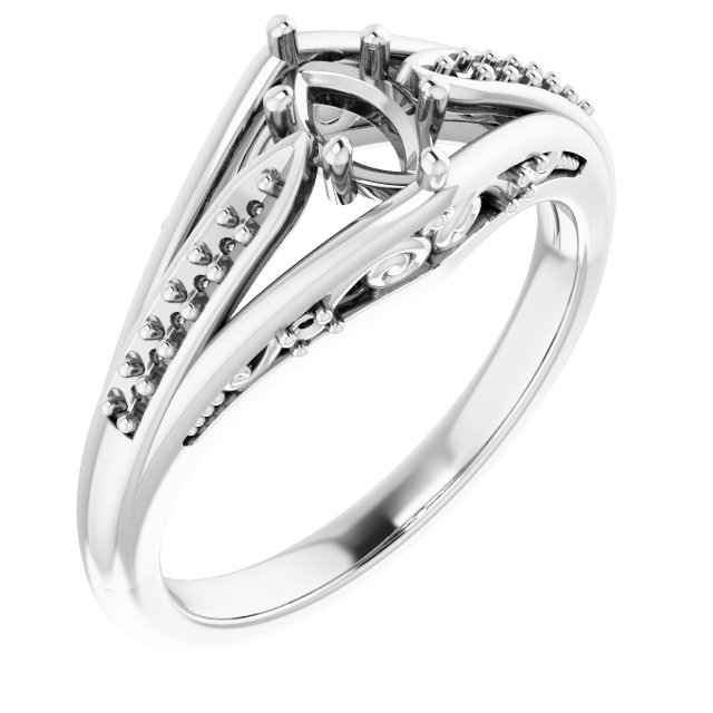 Accented Engagement Ring