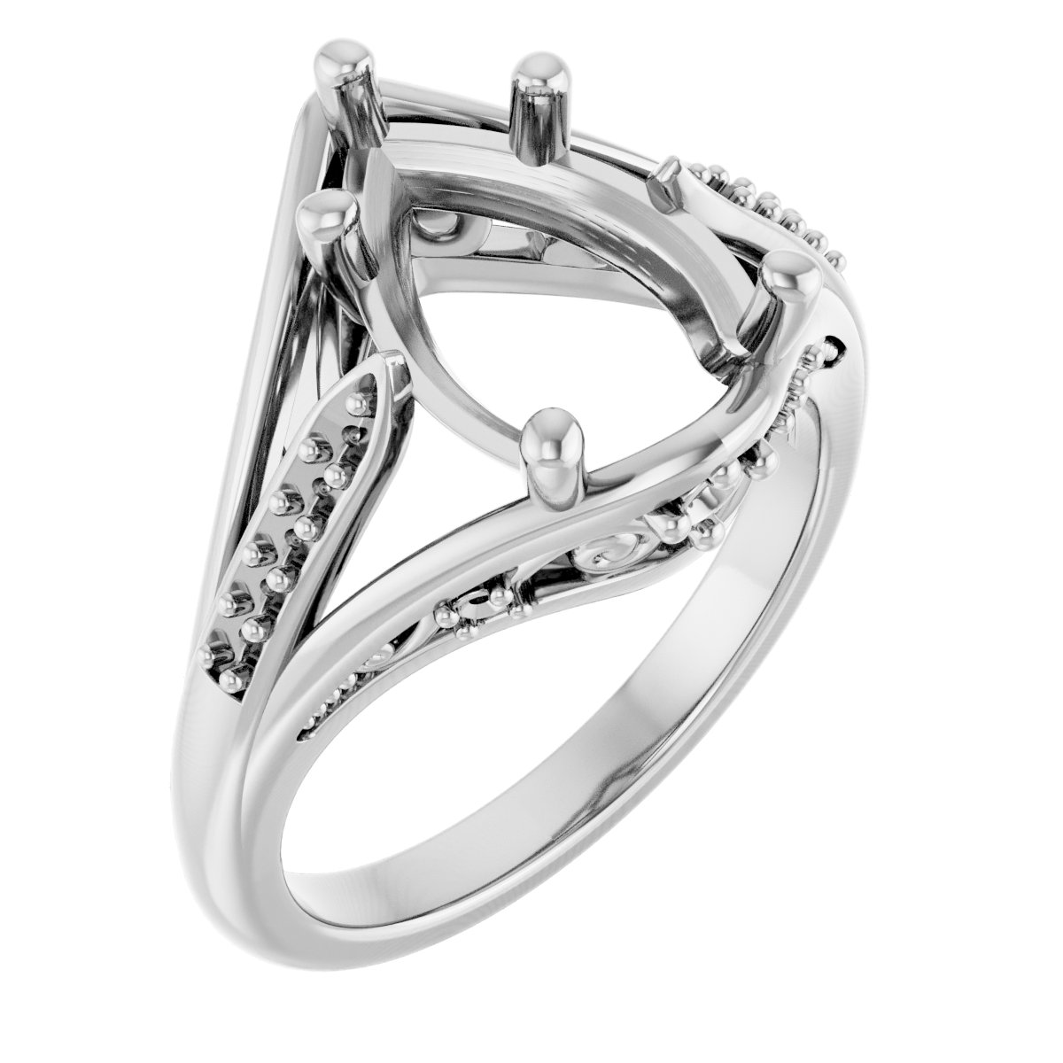 Accented Engagement Ring