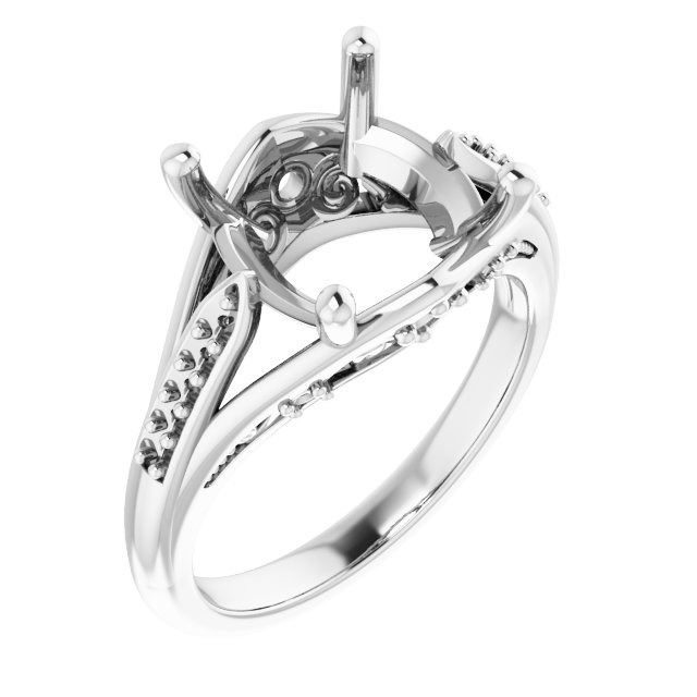 Accented Engagement Ring