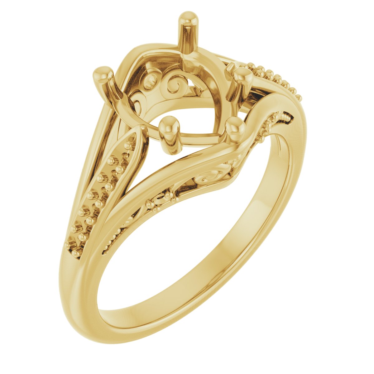 Accented Engagement Ring