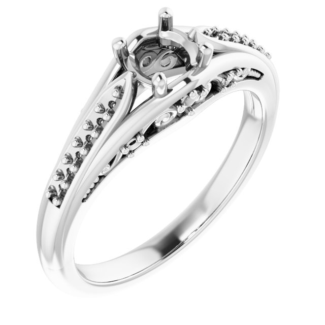 Accented Engagement Ring