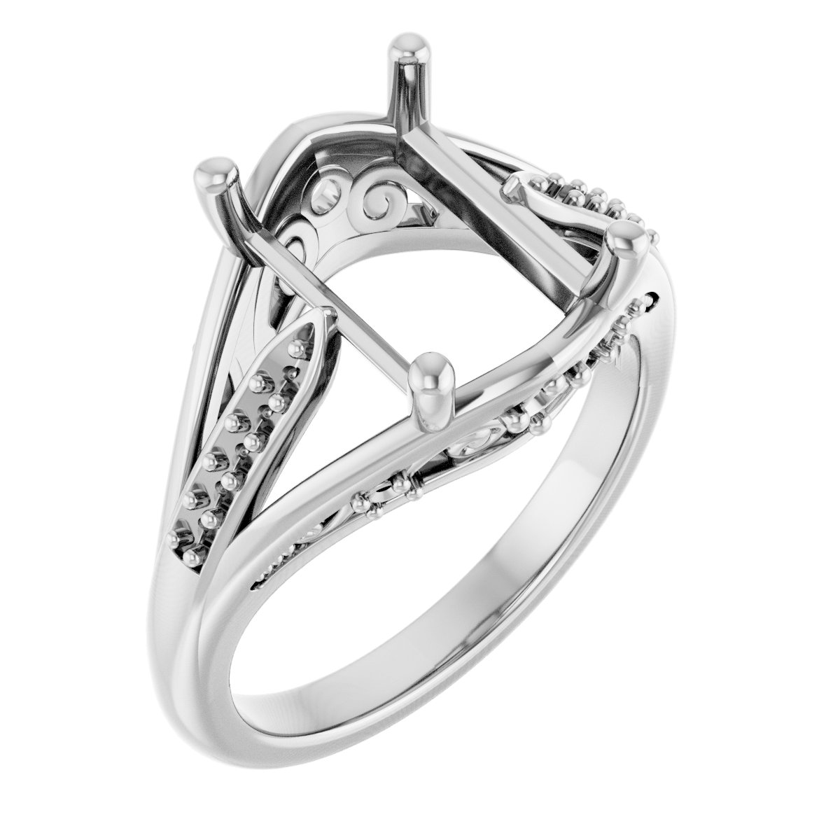 Accented Engagement Ring
