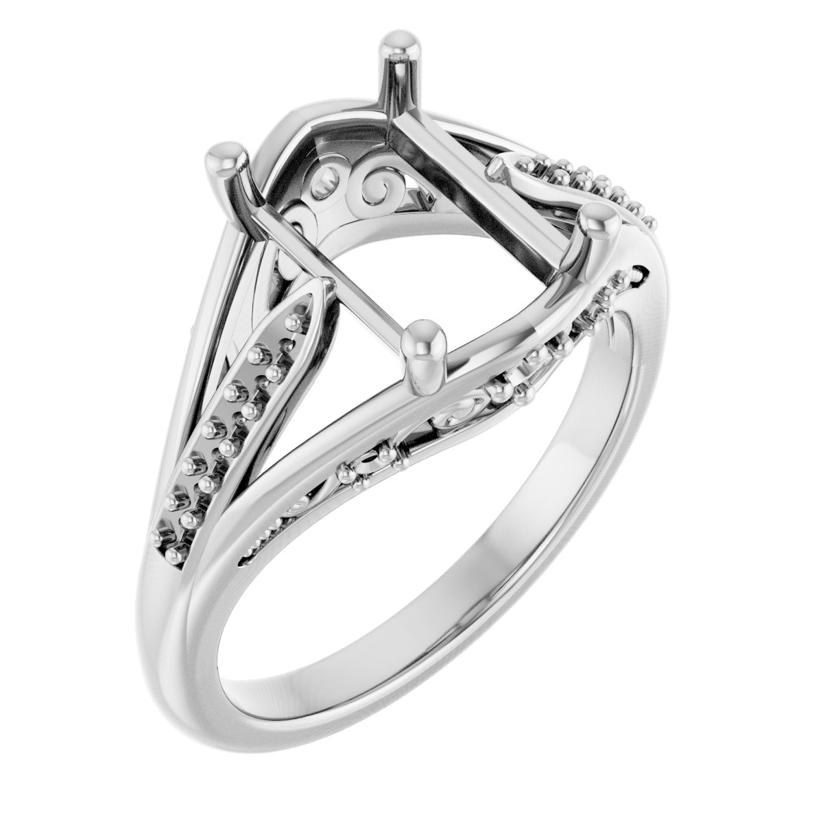 Accented Engagement Ring