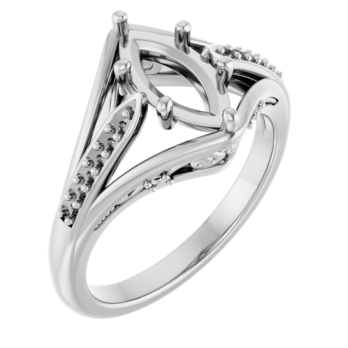 Accented Engagement Ring