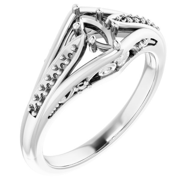 14k White Gold