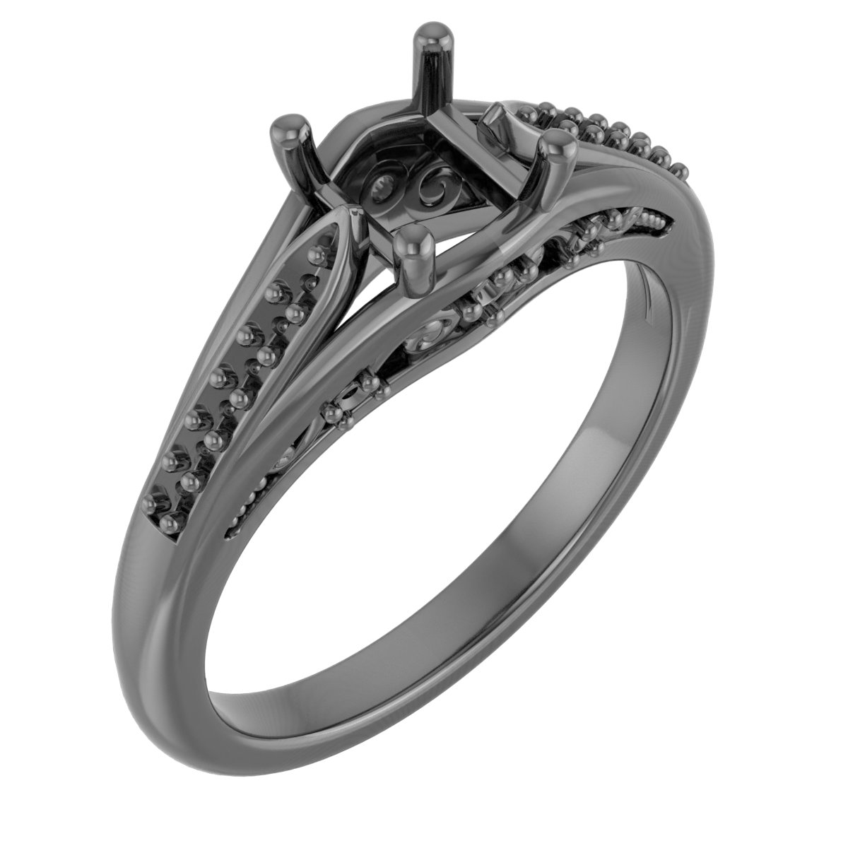 7x3.5 mm Marquise Engagement Ring Mounting
