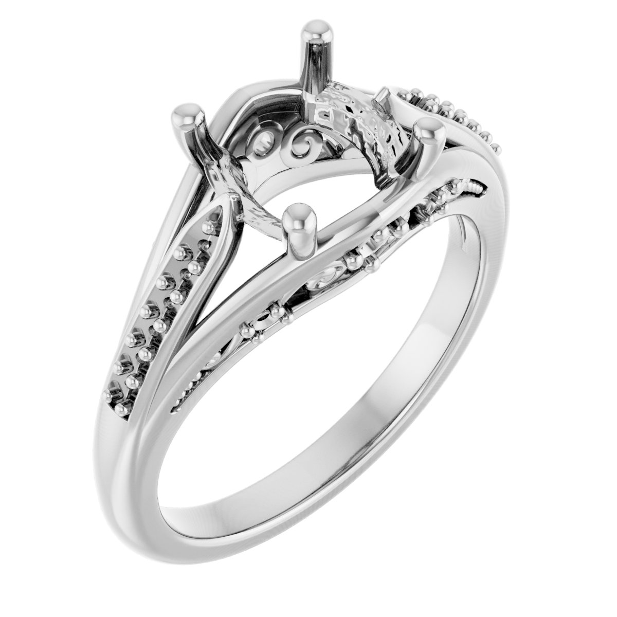 Accented Engagement Ring