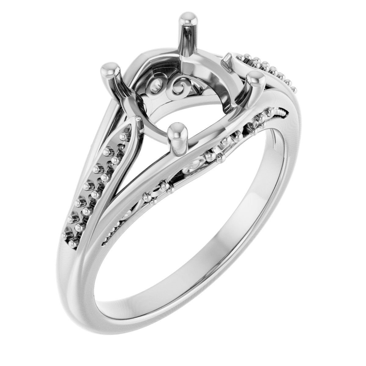 Accented Engagement Ring