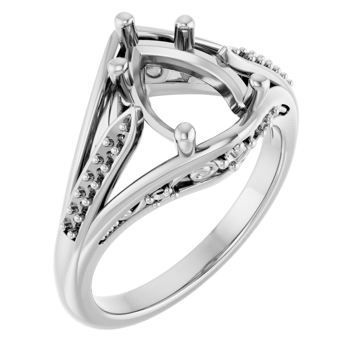 Accented Engagement Ring