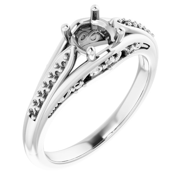 Accented Engagement Ring
