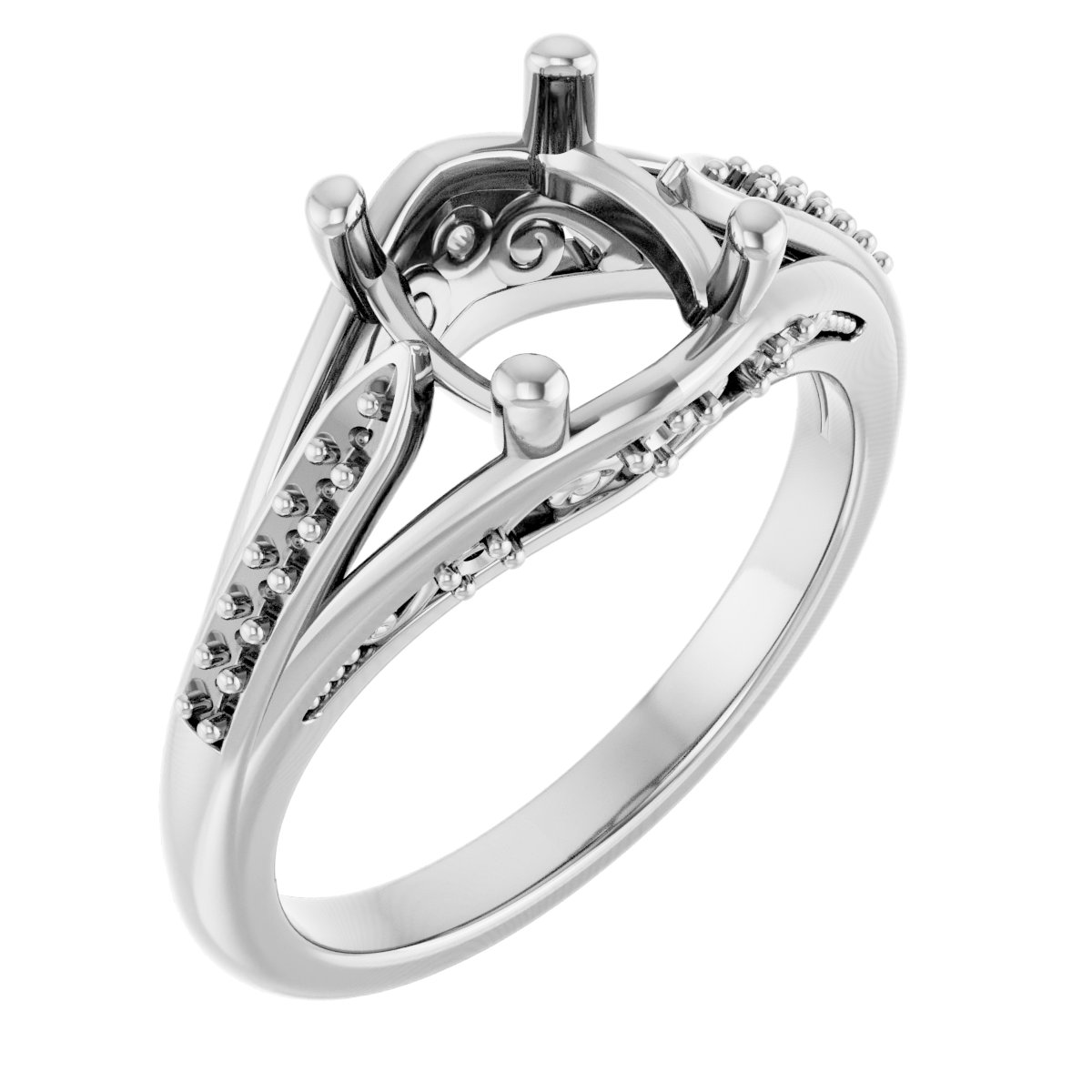 Accented Engagement Ring