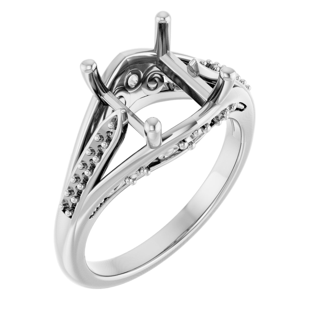 Accented Engagement Ring