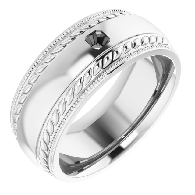 3 mm Asscher Band Mounting