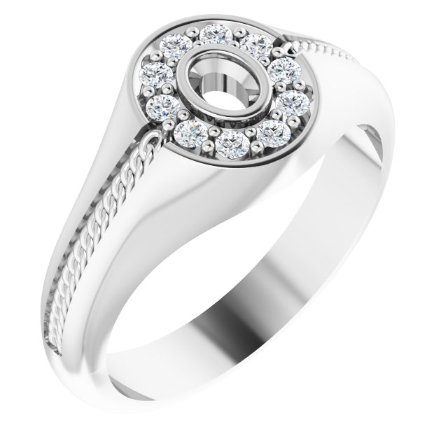 14k White Gold
