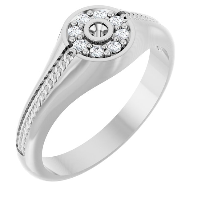 14k White Gold