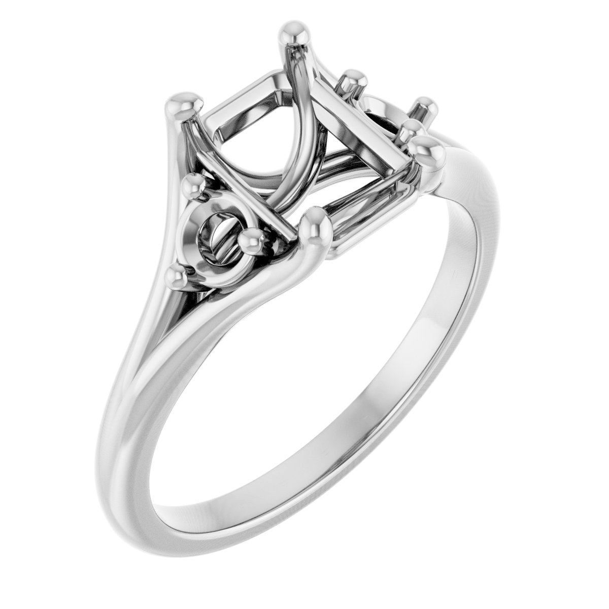 Accented Engagement Ring