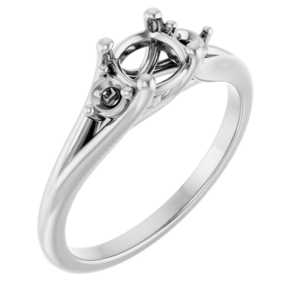 Accented Engagement Ring