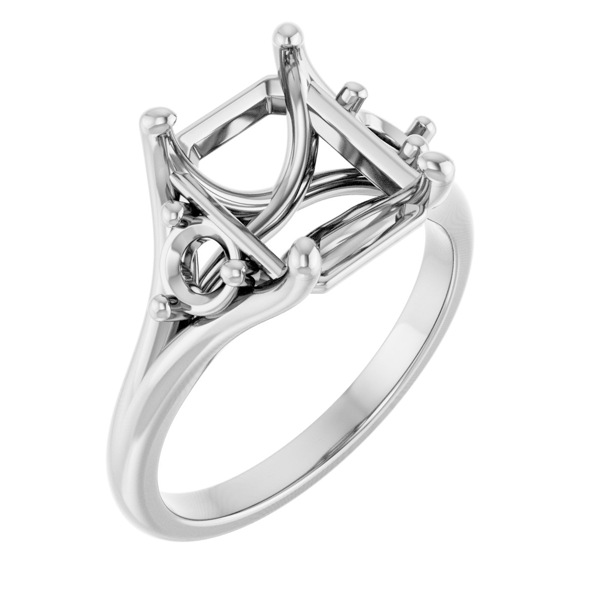 Accented Engagement Ring