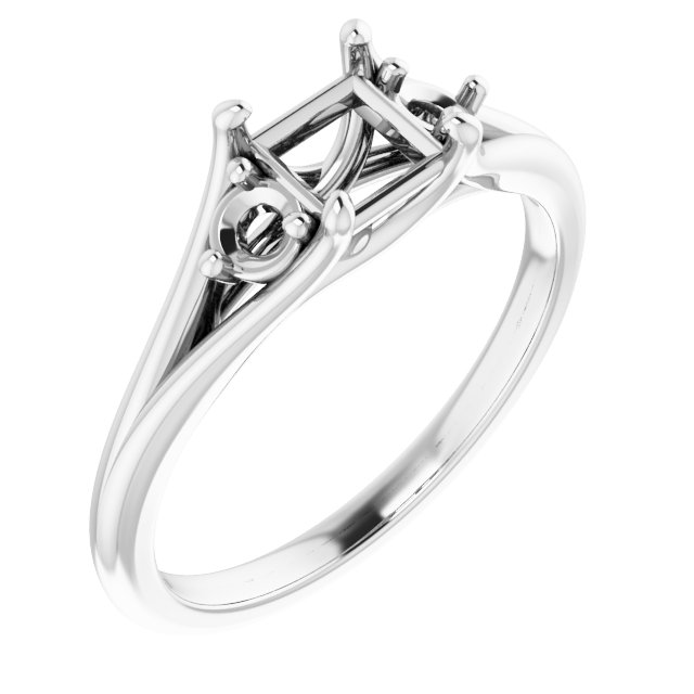Accented Engagement Ring