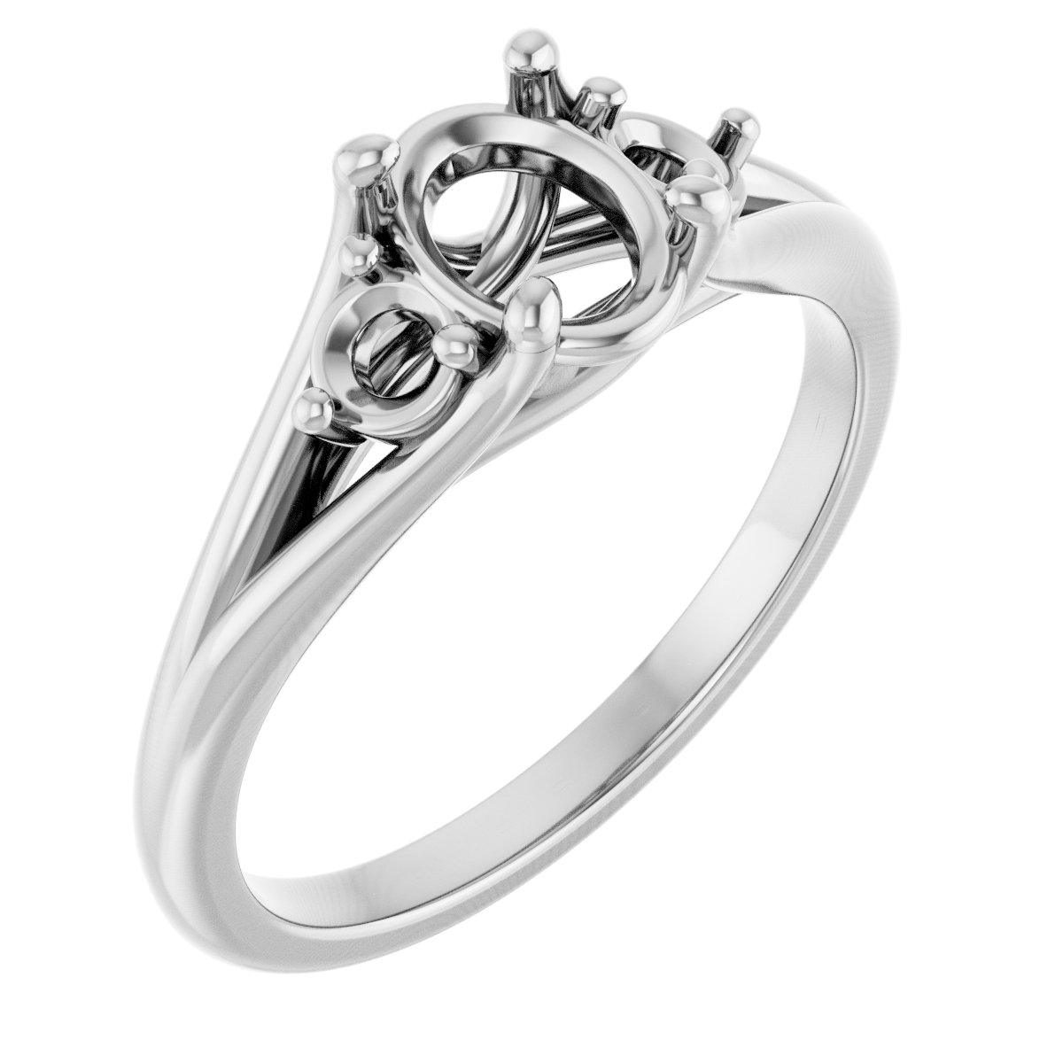 Accented Engagement Ring