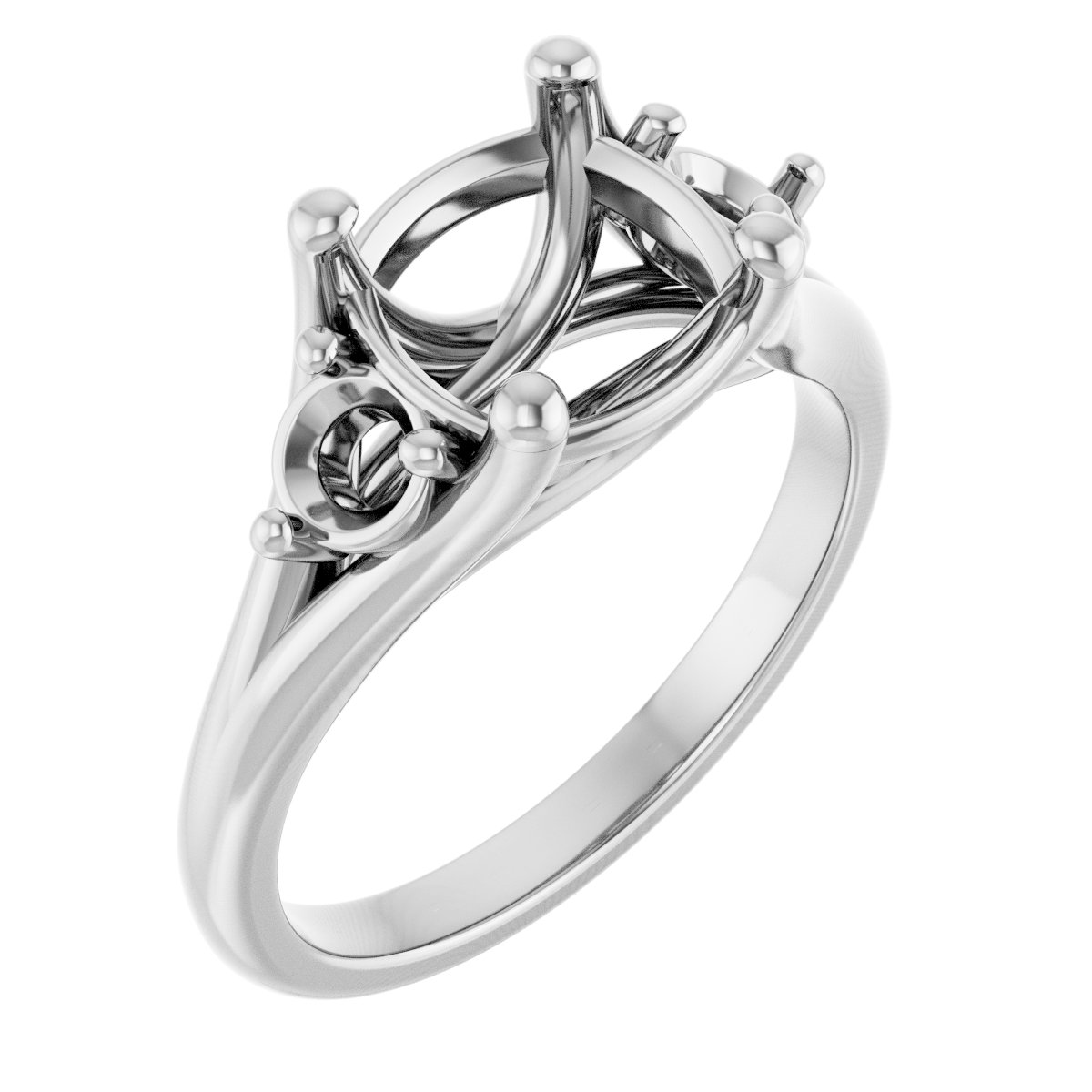Accented Engagement Ring