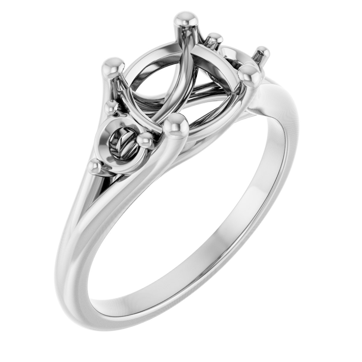 Accented Engagement Ring